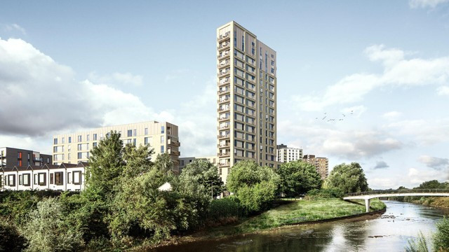 Springfield Lane in Salford residential scheme